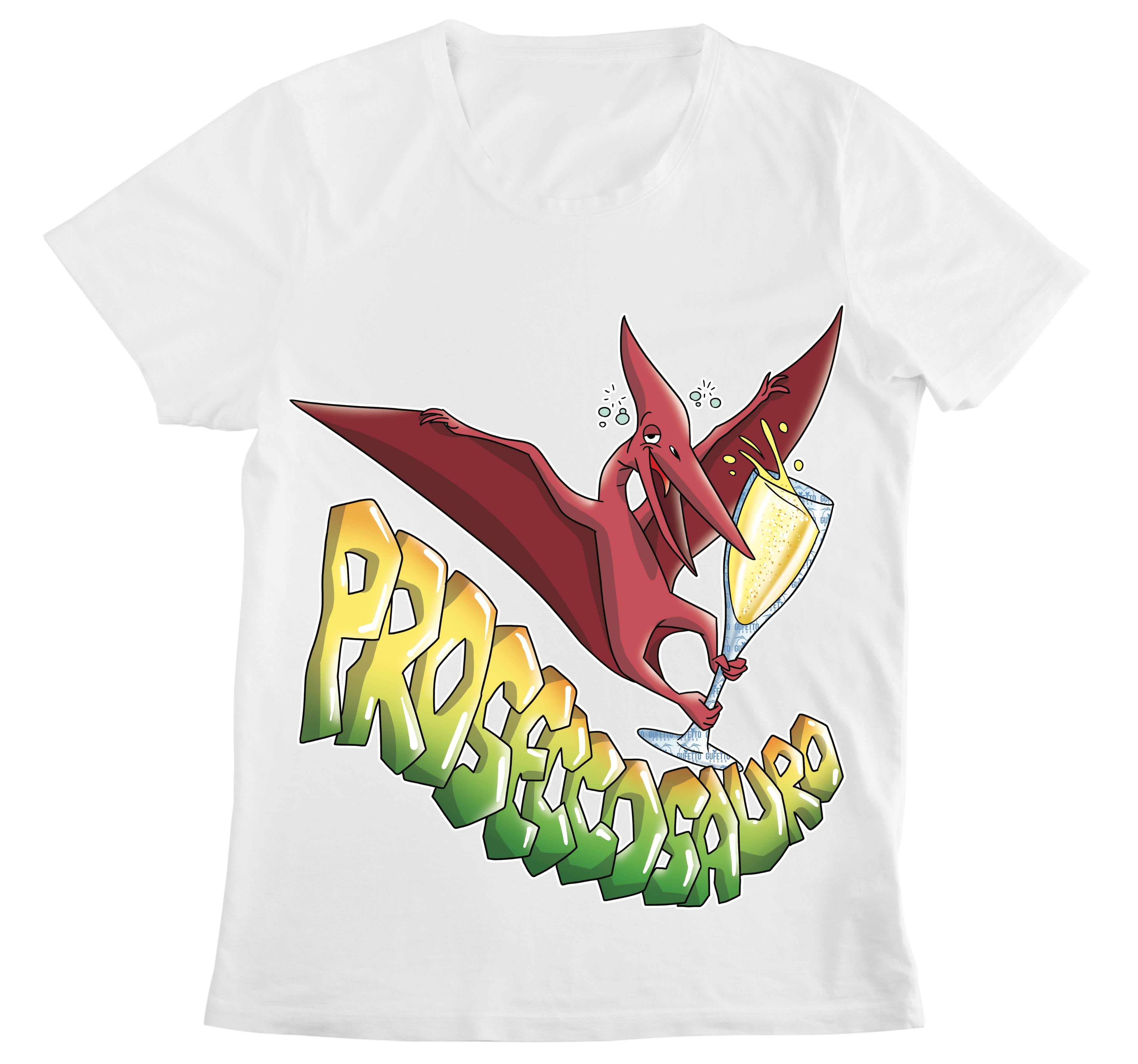 T-shirt Donna PROSECCOSAURO ( PR46790876 )