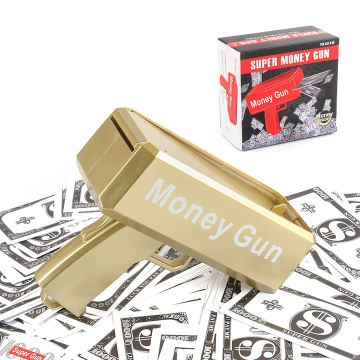 Party Supplies - Money Spraying Gun Novelty Toys,Birthday Gift Christmas Gift New Year Gift