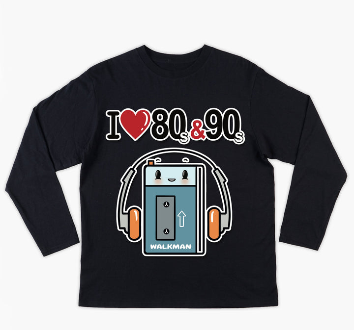 T-shirt Donna I LOVE 80/90 WALKMAN ( WA8054362 ) - Gufetto Brand 