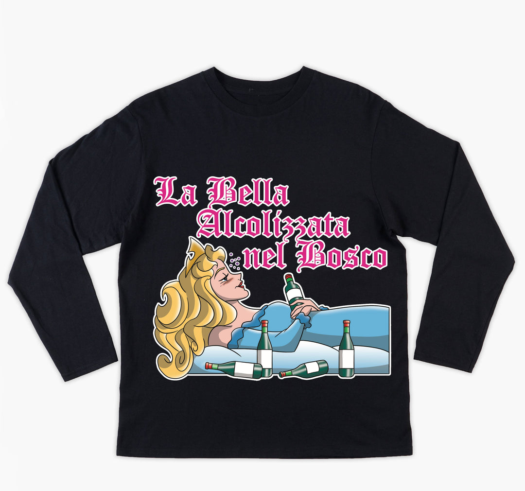 T-shirt Donna LA BELLA ALCOLIZZATA ( AL670423091 ) - Gufetto Brand 