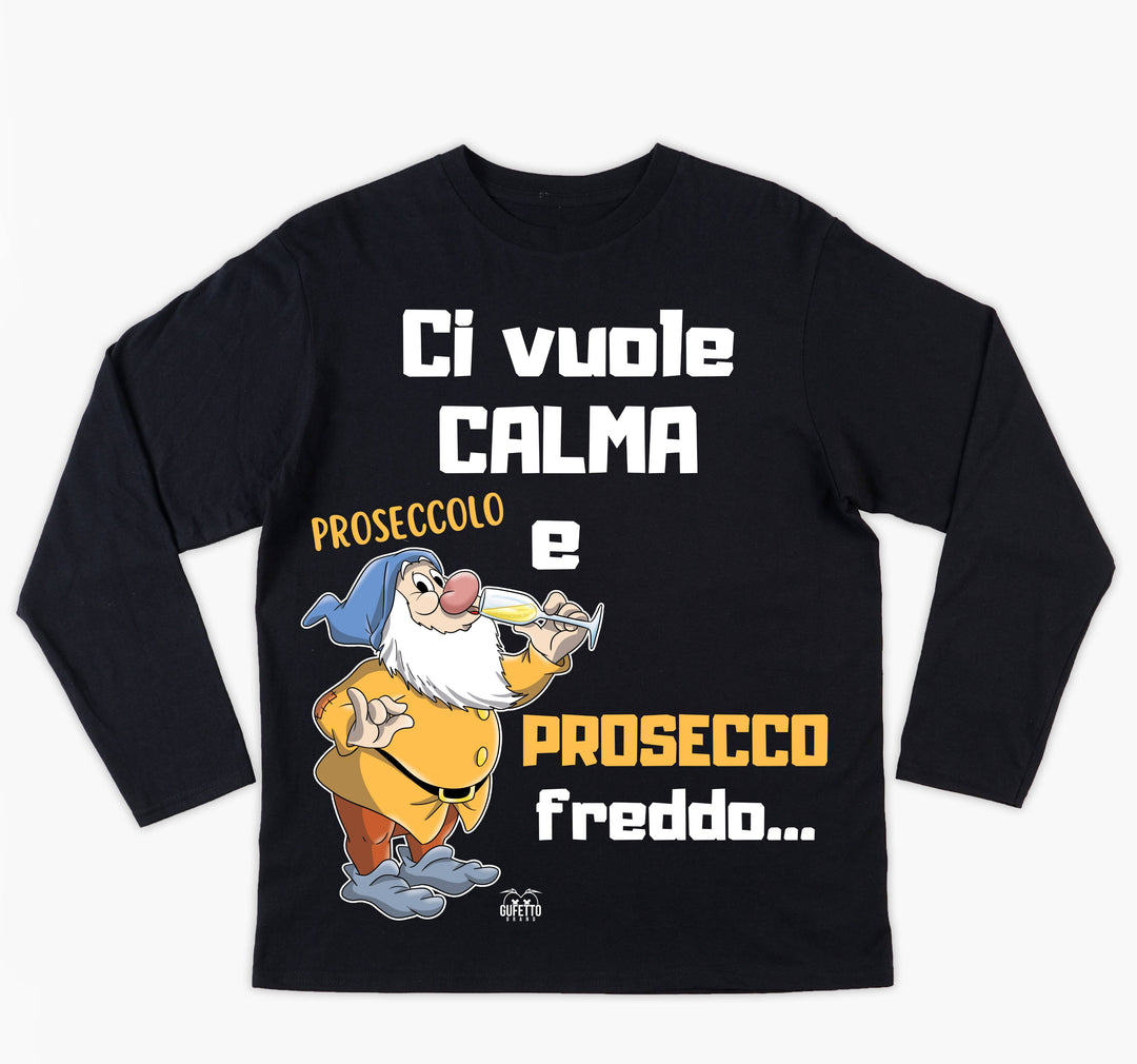 T-shirt Donna PROSECCO FREDDO ( PF450982345 ) - Gufetto Brand 