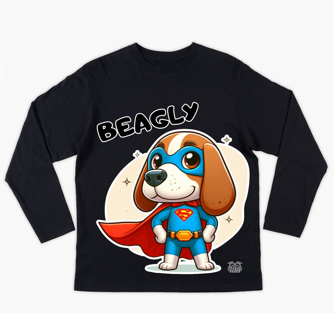 T-shirt Uomo BEAGLY SUPER EROE ( BE2385746985 ) - Gufetto Brand 