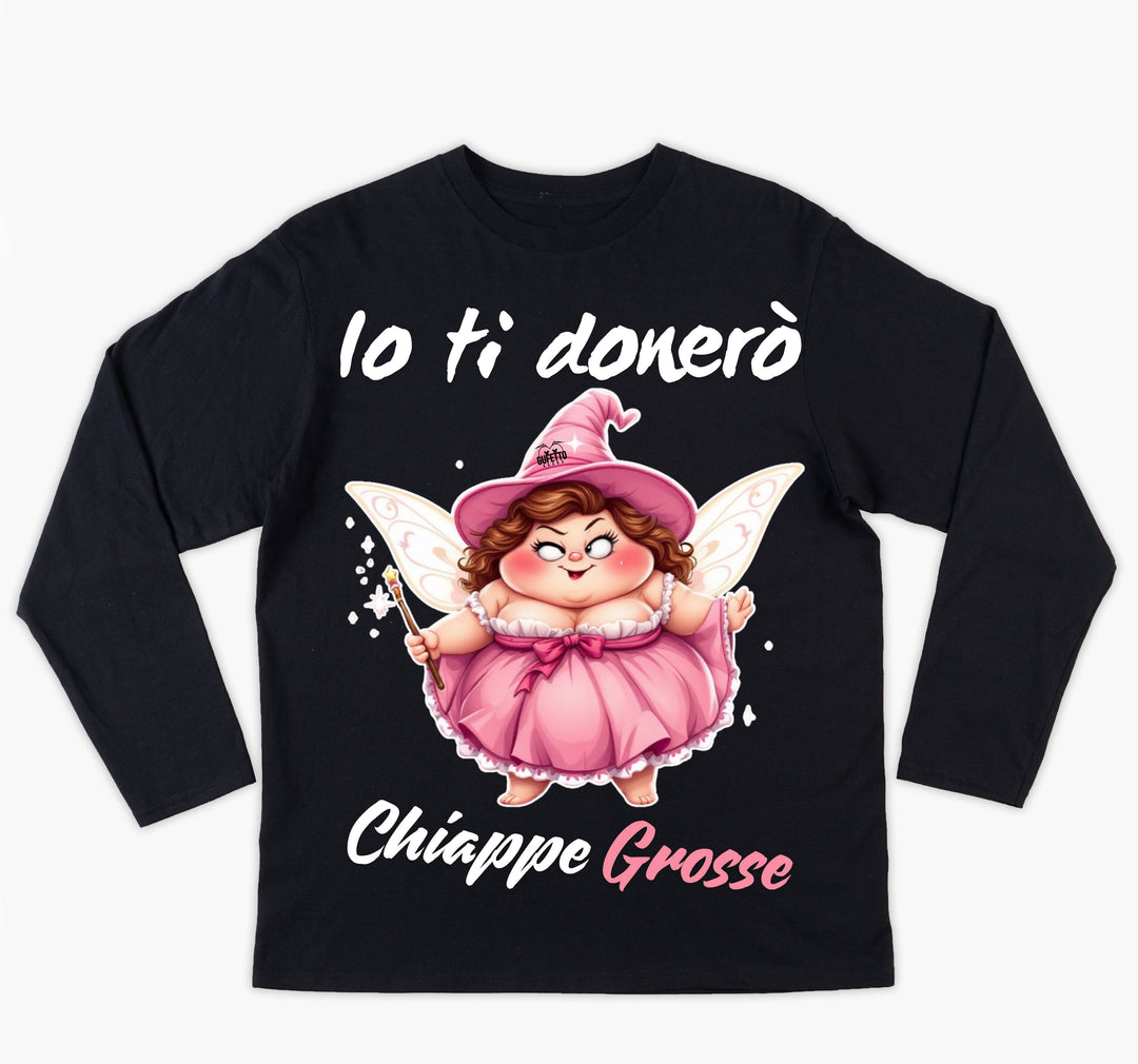 T-shirt Donna Le Fatine Ignoranti CHIAPPE GROSSE ( CG7098452 )