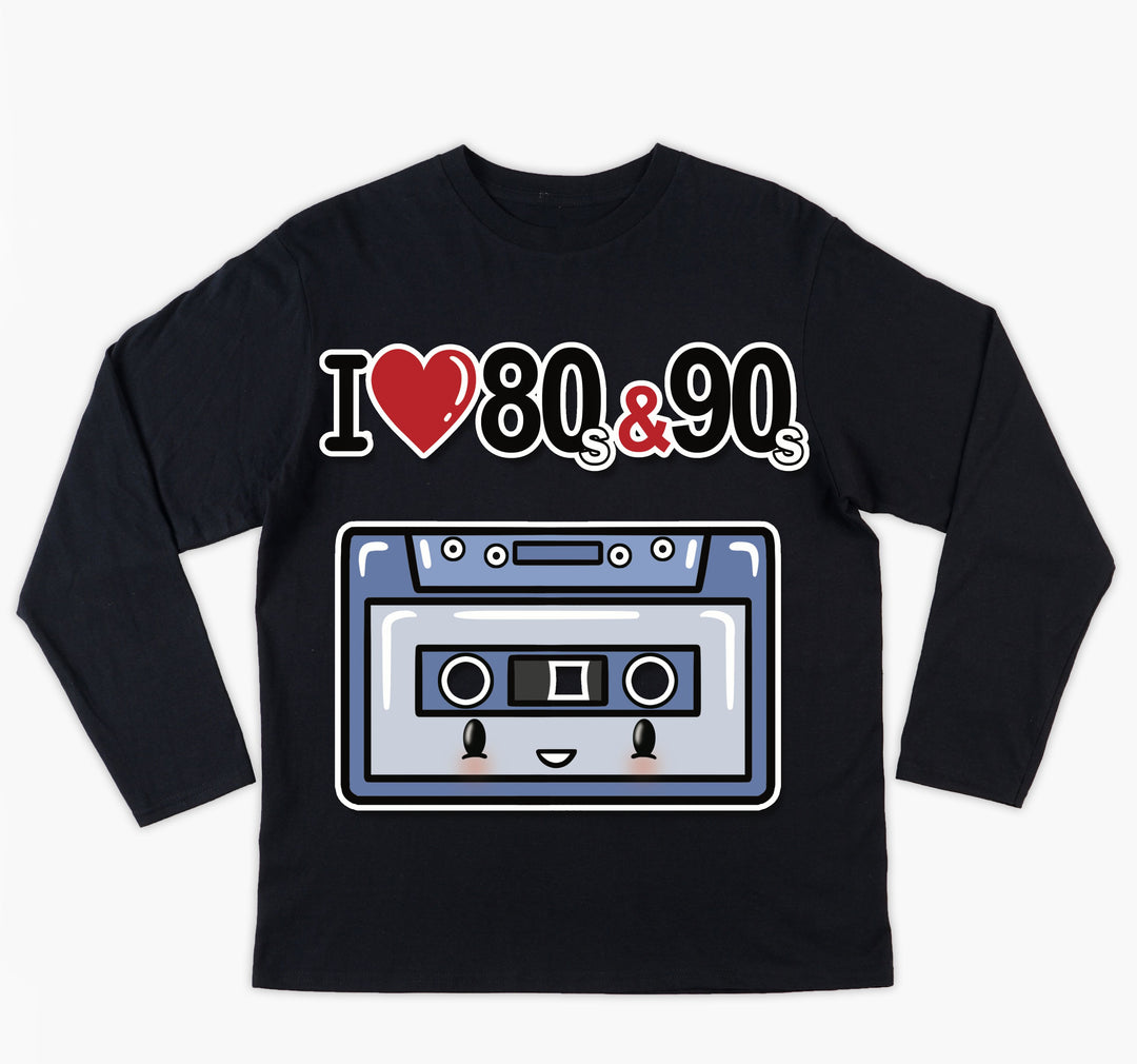 T-shirt Donna I LOVE 80/90 MUSICASSETTA ( M44400874 ) - Gufetto Brand 