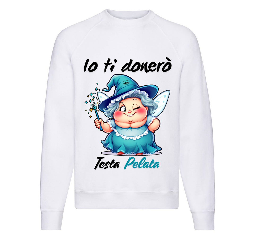 Felpa Classic Uomo Donna Le Fatine Ignoranti TESTA PELATA ( TP9082345 )