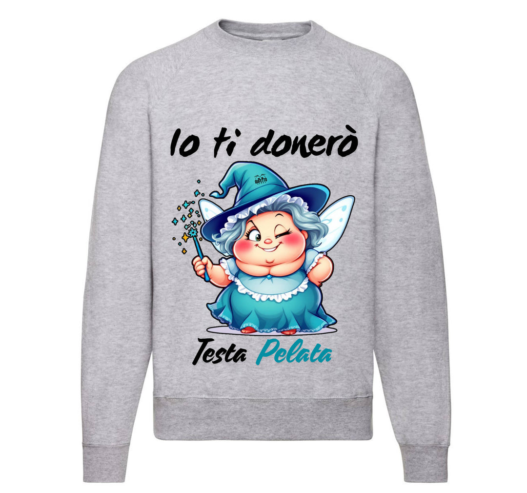 Felpa Classic Uomo Donna Le Fatine Ignoranti TESTA PELATA ( TP9082345 )