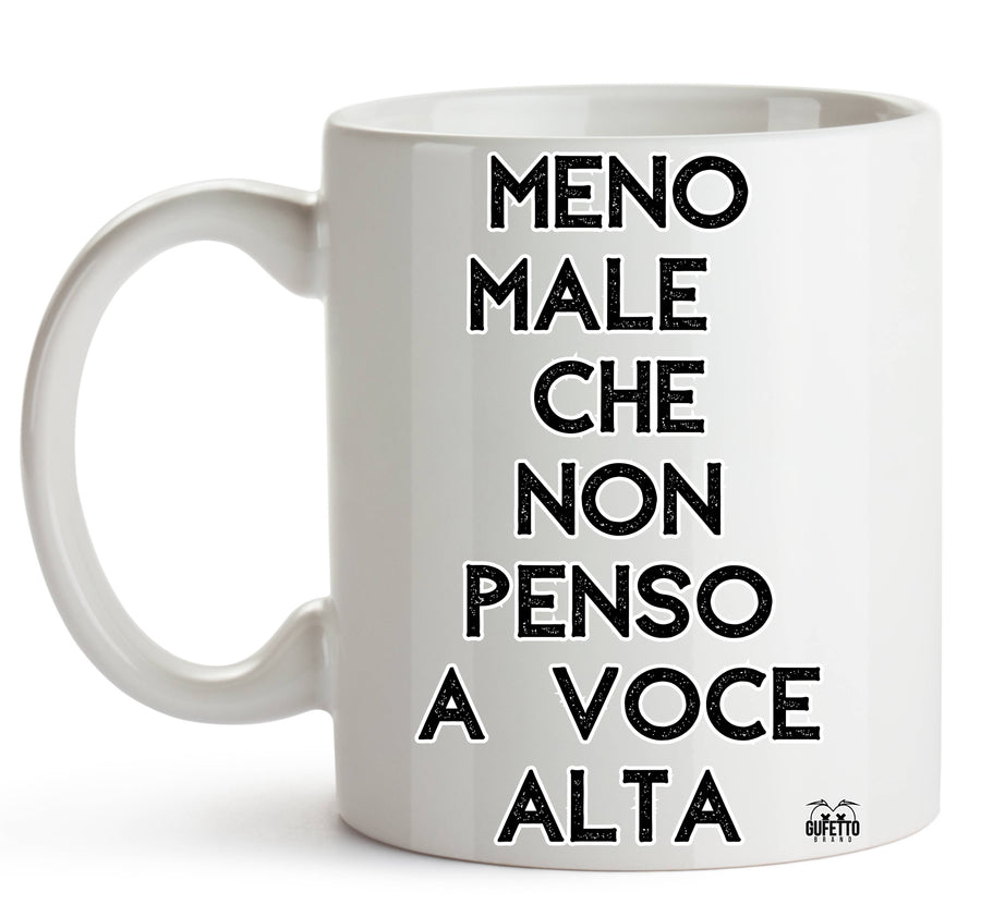 Tazza MENO MALE ( VA89563275896 ) - Gufetto Brand 