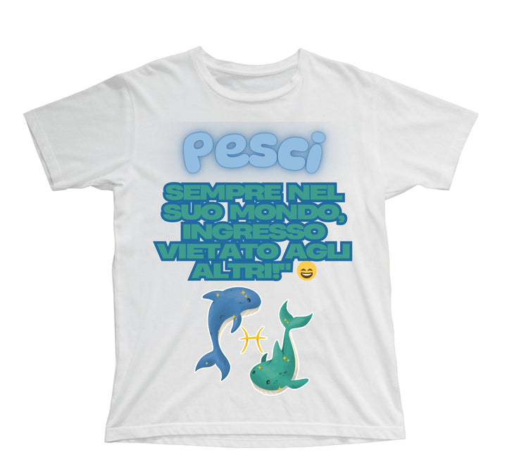 T-shirt Bambino/a PESCI ( PE09765432 )