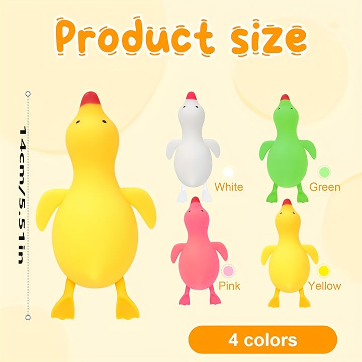 1pc Only duck soft stress ball elastic squeeze Relax toys suitable for and Relax party gifts Birthday gifts and classroom rewards