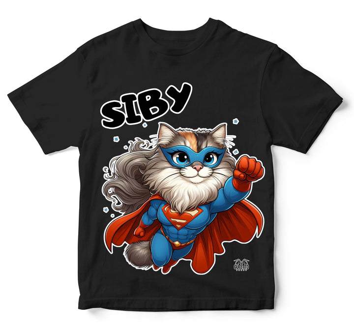 T-shirt Bambino/a SIBY SUPER EROE SIBERIANO ( SI58369545 ) - Gufetto Brand 