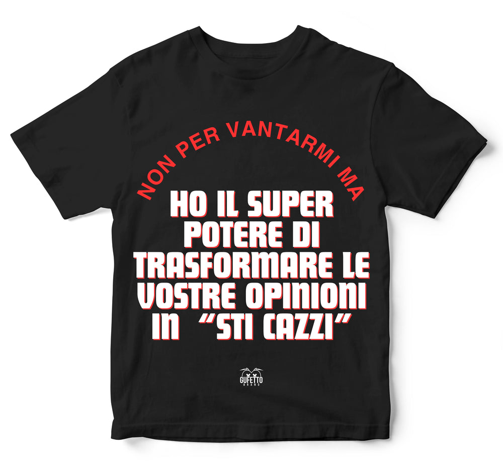 T-shirt Bambino/a SUPERPOTERE ( SU1489324589 ) - Gufetto Brand 