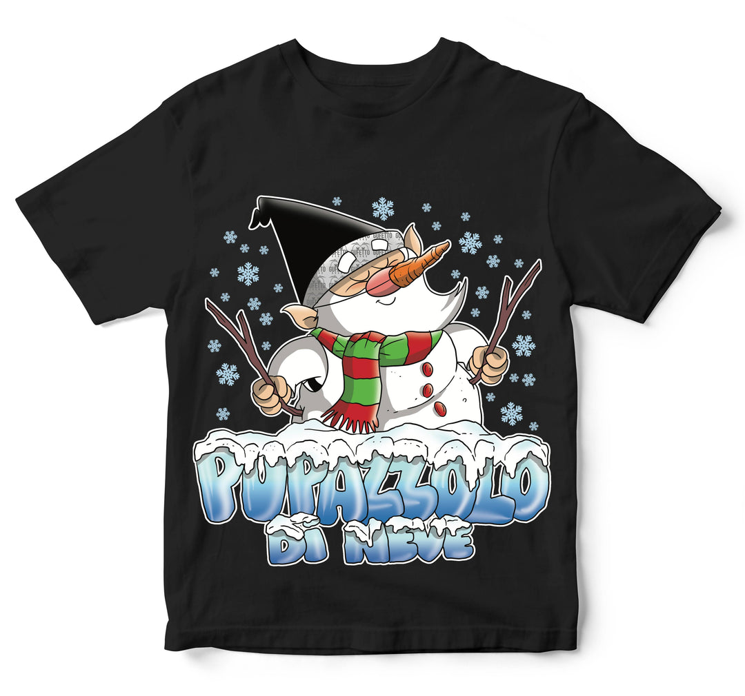 T-shirt Bambino/a PUPAZZOLO DI NEVE ( PN0923468 ) - Gufetto Brand 