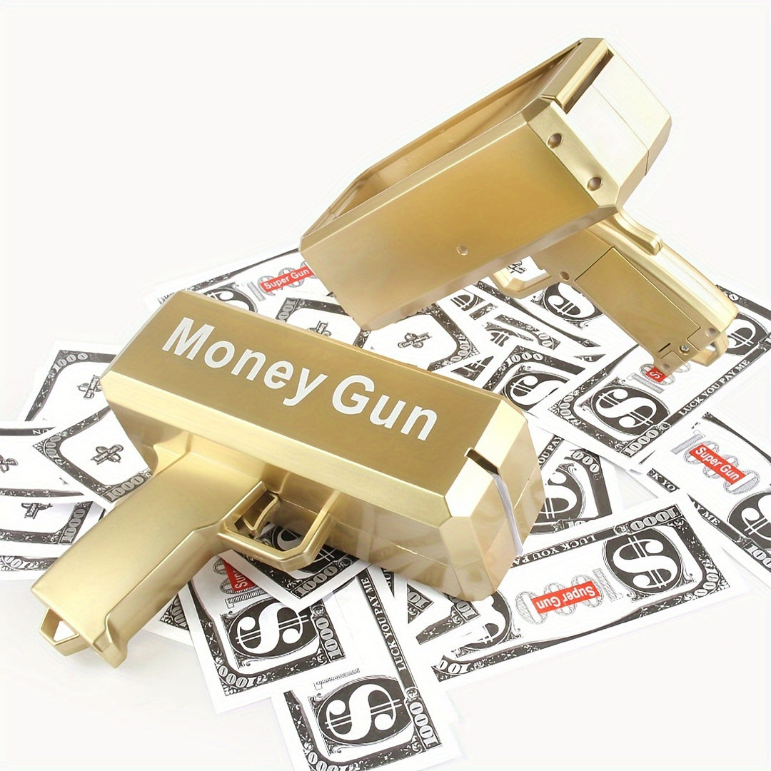 Party Supplies - Money Spraying Gun Novelty Toys,Birthday Gift Christmas Gift New Year Gift