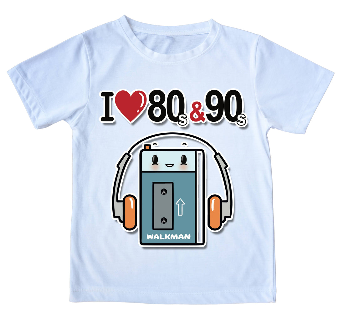 T-shirt Uomo I LOVE 80/90 WALKMAN ( WA8054362 ) - Gufetto Brand 