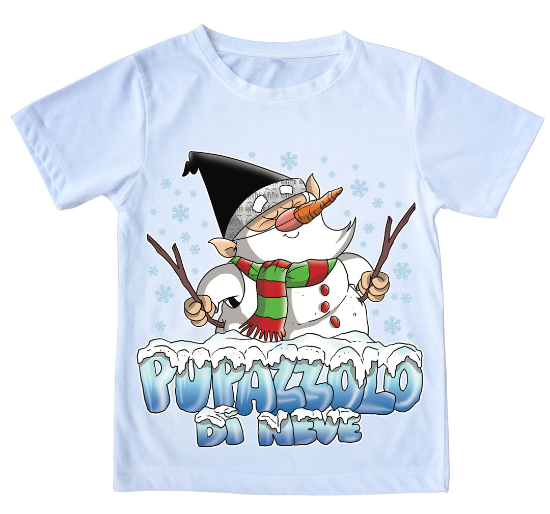 T-shirt Uomo PUPAZZOLO DI NEVE ( PN0923468 ) - Gufetto Brand 