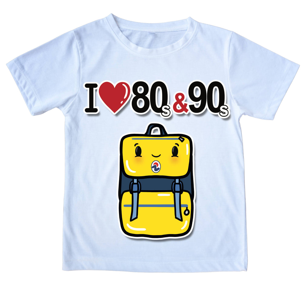 T-shirt Uomo I LOVE 80/90 ZAINO ( ZA89056478 ) - Gufetto Brand 