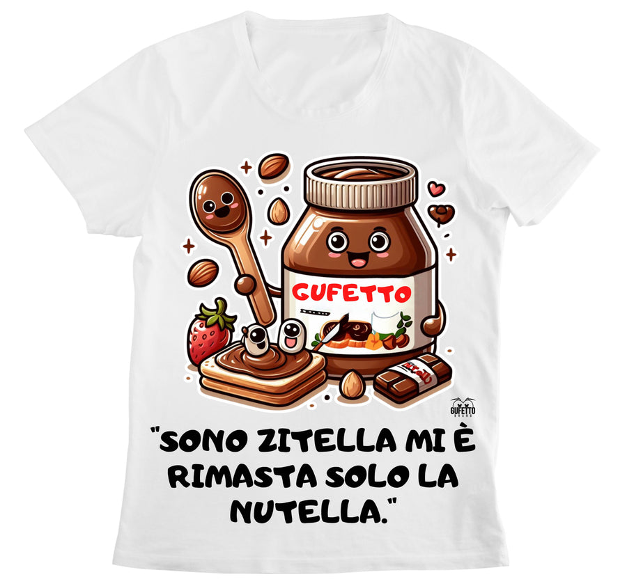 T-shirt Donna NUTELLA ( NU2236598745 ) - Gufetto Brand 