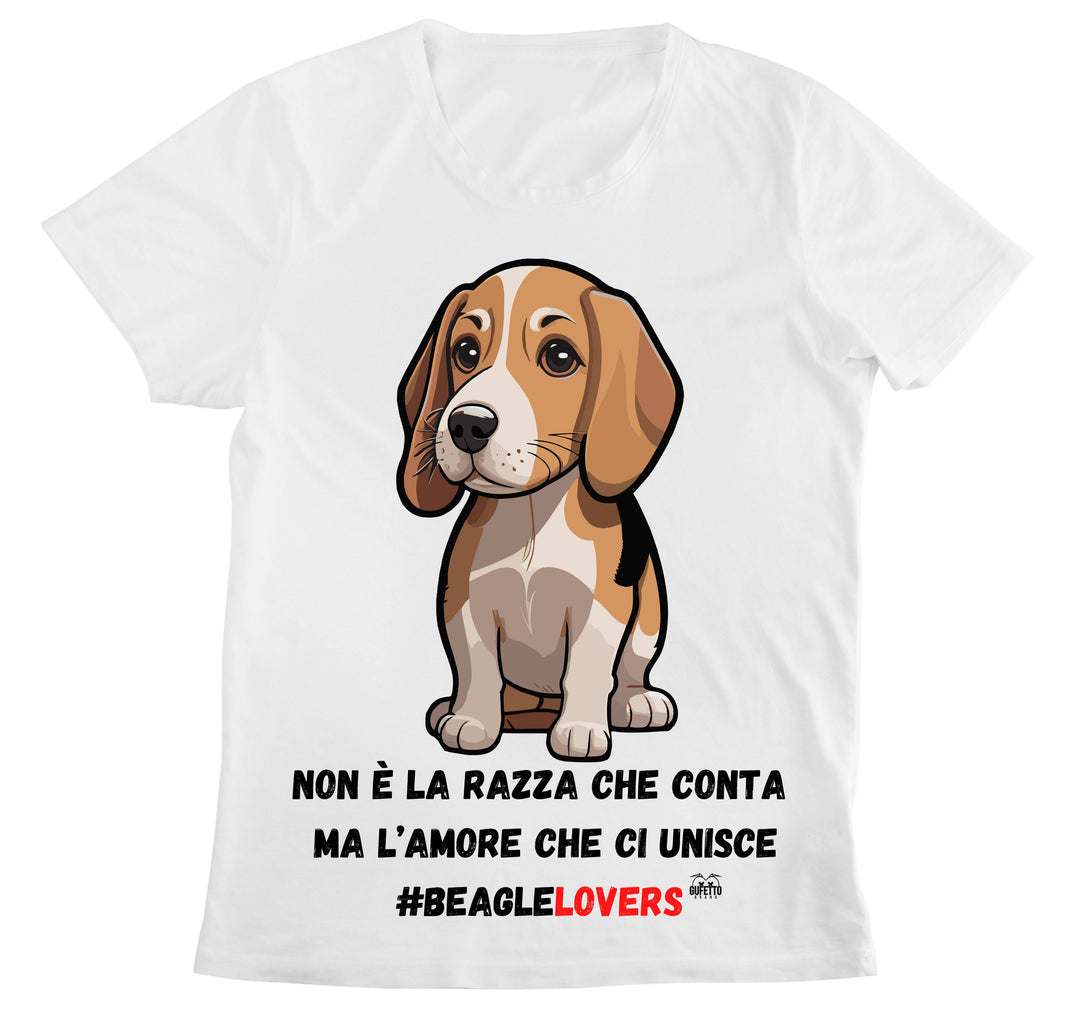 T-shirt Donna BEAGLE LOVERS ( B802388654 ) - Gufetto Brand 