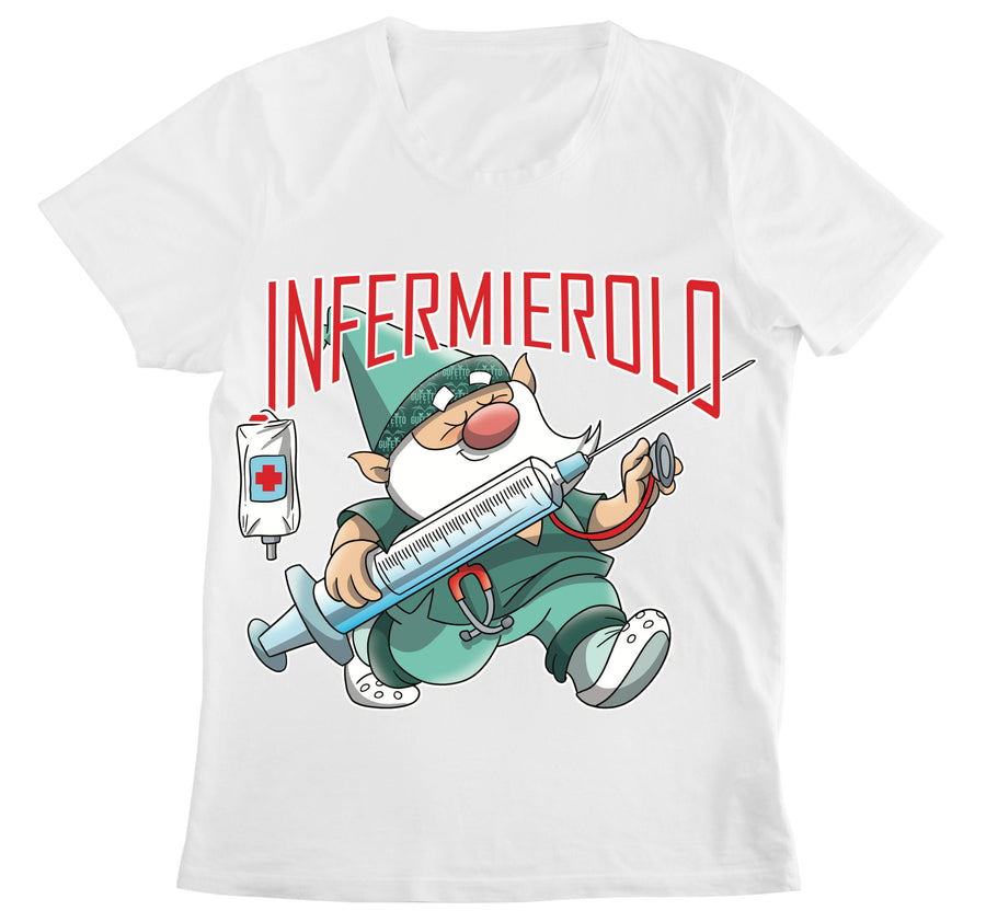 T-shirt Donna INFERMIEROLO ( IN4378659 ) - Gufetto Brand 