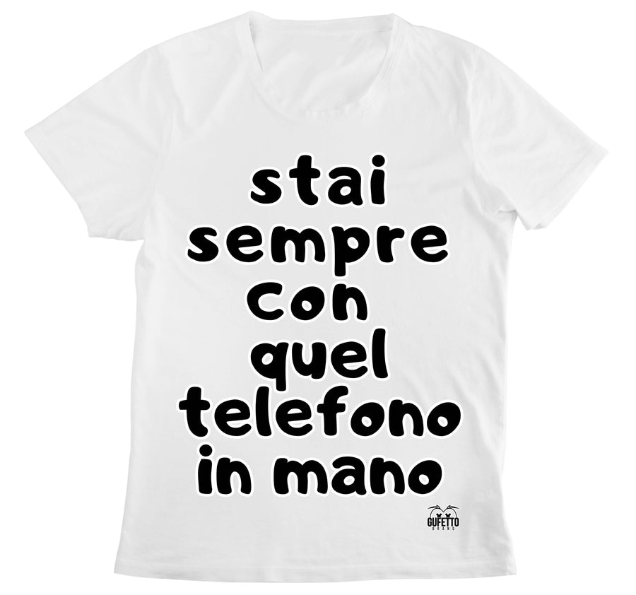 T-shirt Donna TELEFONO ( TE5263857496 ) - Gufetto Brand 