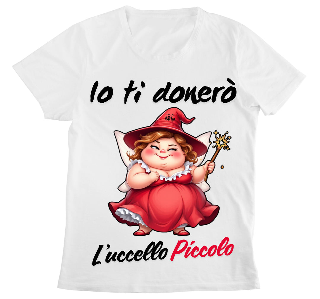 T-shirt Donna Le Fatine Ignoranti UCCELLO PICCOLO ( UP64987564 )