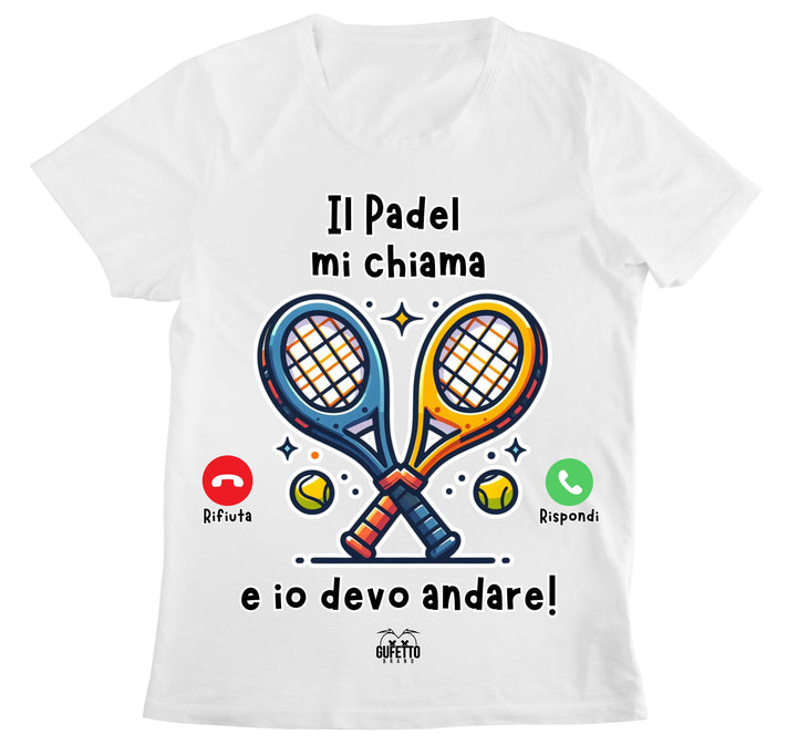 T-shirt Donna CHIAMATA PADEL ( CP64869267194657 )