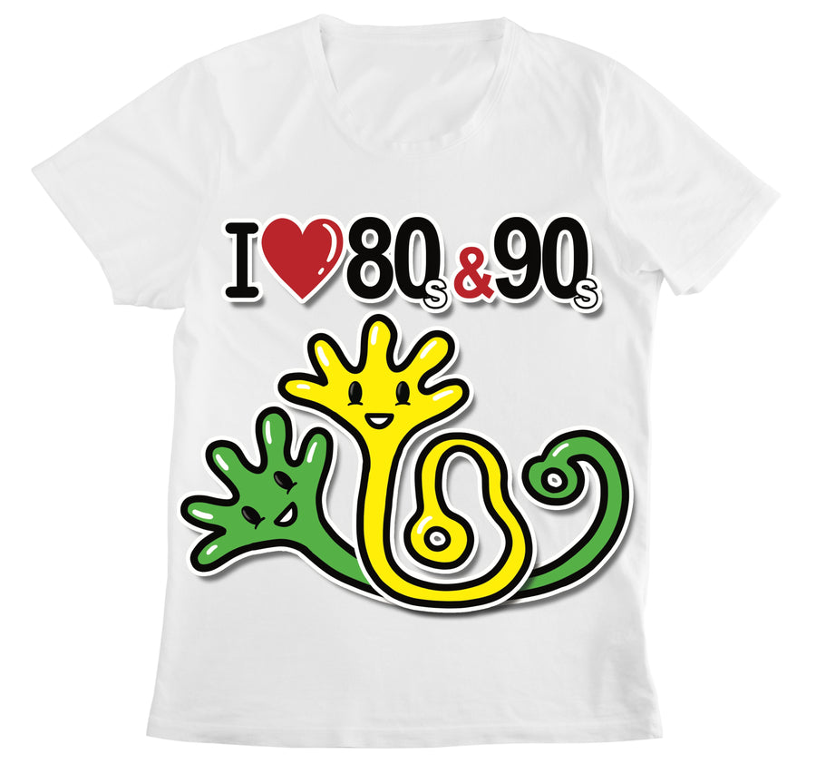 T-shirt Donna I LOVE 80/90 MANINA ( M86399874 ) - Gufetto Brand 