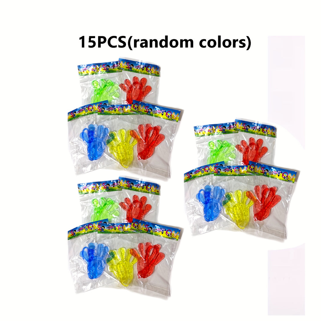 1pc 15pcs 25pcs Sticky Palm Elastic Toy Outdoor Relaxation Leisure Party Birthday Bar Funny Prank Gift Bag Filler Elastic Treasure Box Toy Classroom Reward Mini Toy Bulk