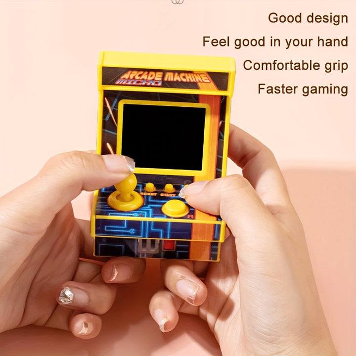 1pc Retro Arcade Machine - Mini 8-Bit Handheld Game Console with Joystick and Button Control, Realistic Display, Multiple Classic Games, Waterproof, Battery Powered (Battery Not Included), Ideal Christmas and New Year Gift