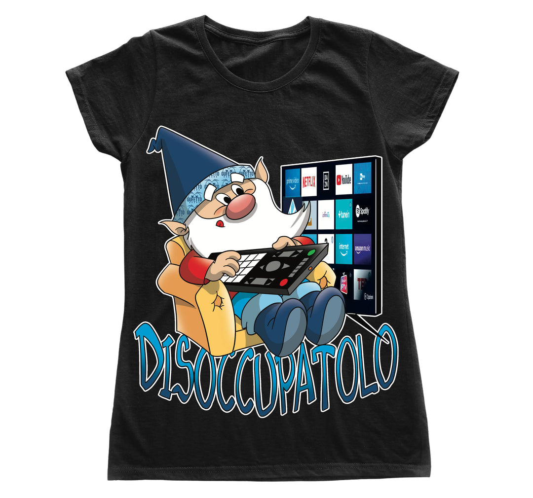 T-shirt Donna DISOCCUPATOLO ( DI1249087 ) - Gufetto Brand 