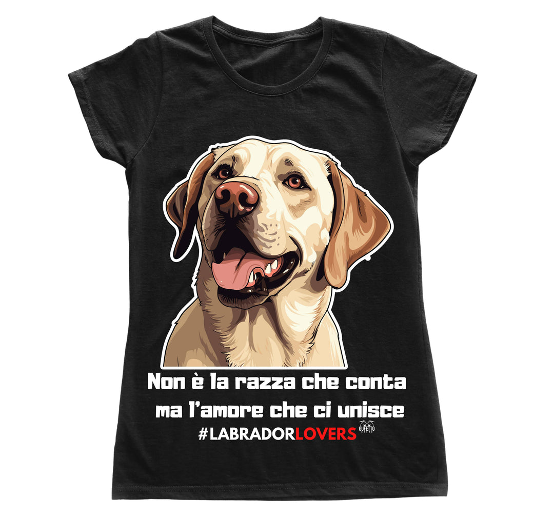 T-shirt Donna LABRADOR LOVERS ( LA89365879 ) - Gufetto Brand 