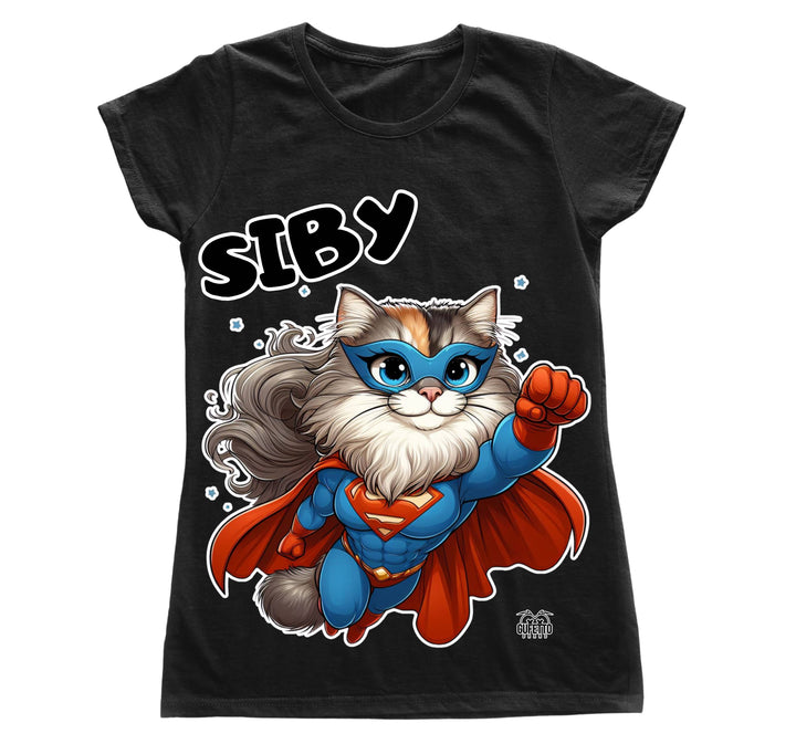 T-shirt Donna SIBY SUPER EROE SIBERIANO ( SI58369545 ) - Gufetto Brand 