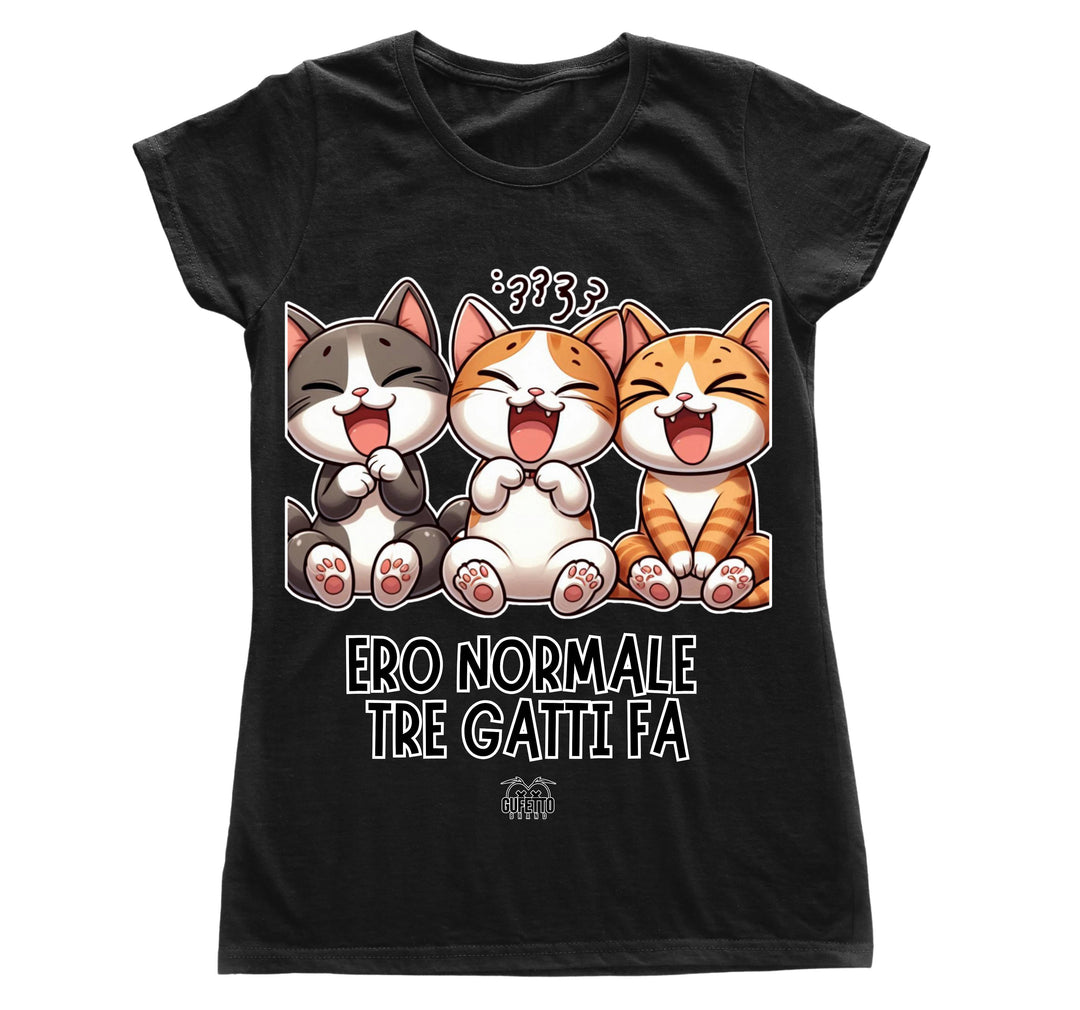 T-shirt Donna TRE GATTI FA ( TR8019274653758 )