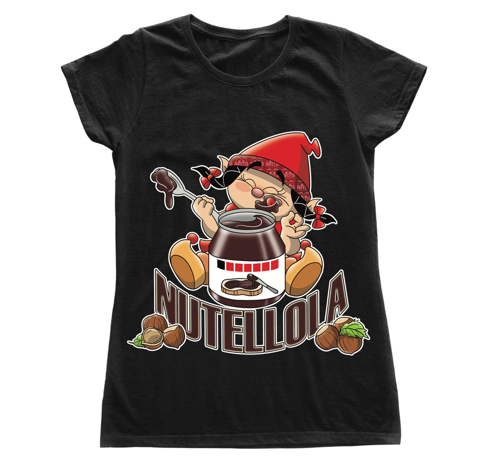 T-shirt Donna NUTELLOLA ( NU88325897 ) - Gufetto Brand 