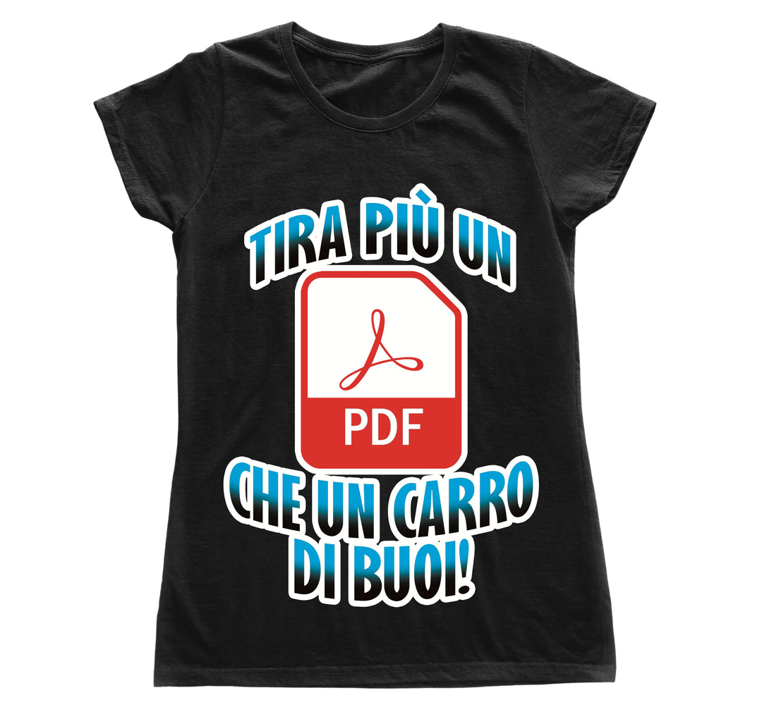 T-shirt Donna PDF ( PDF5097856 ) - Gufetto Brand 