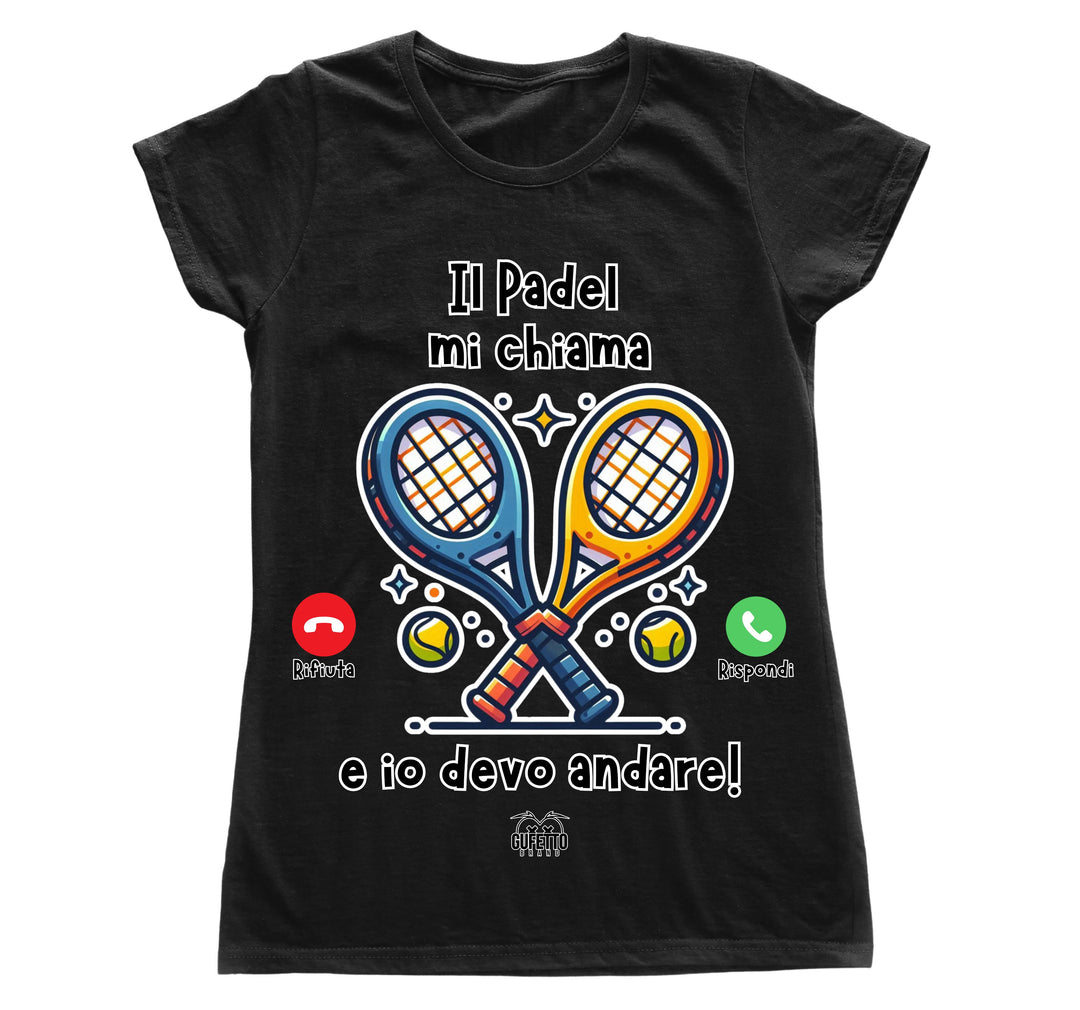 T-shirt Donna CHIAMATA PADEL ( CP64869267194657 )