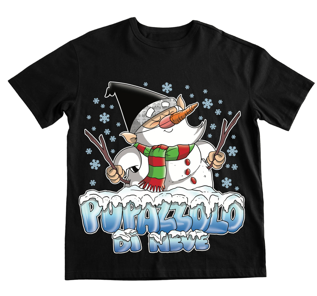 T-shirt Uomo PUPAZZOLO DI NEVE ( PN0923468 ) - Gufetto Brand 