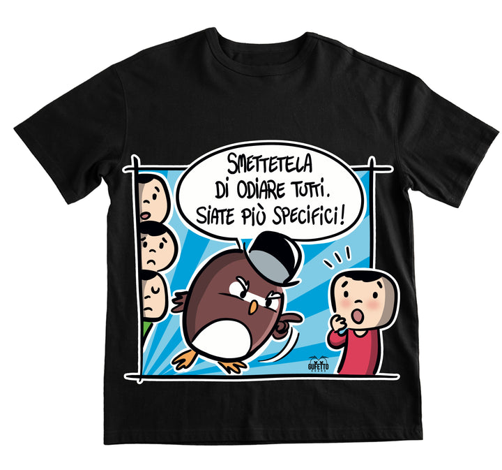 T-shirt Uomo ODIO TUTTI ( O890333218 ) - Gufetto Brand 