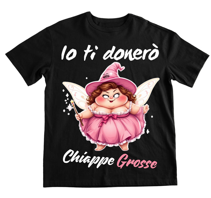 T-shirt Uomo Le Fatine Ignoranti CHIAPPE GROSSE ( CG7098452 )