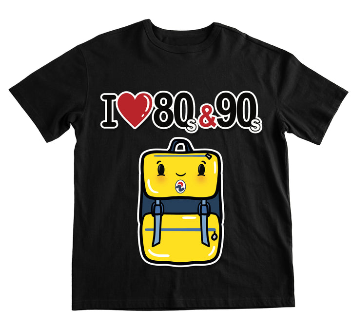 T-shirt Uomo I LOVE 80/90 ZAINO ( ZA89056478 ) - Gufetto Brand 