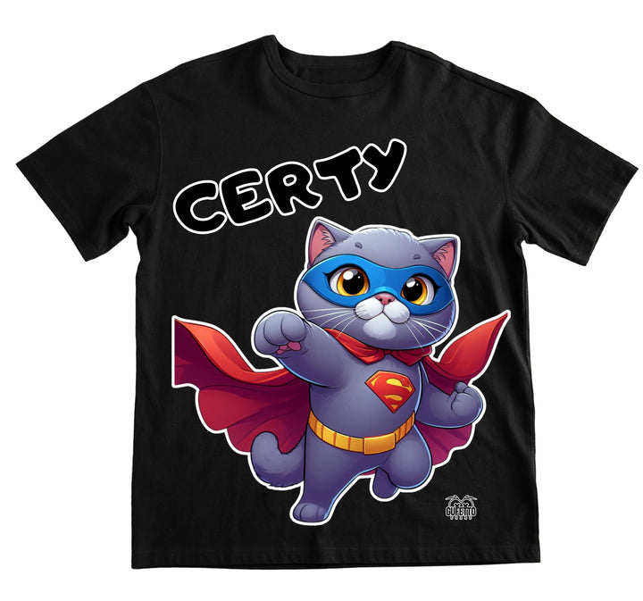 T-shirt Uomo CERTY SUPER EROE CERTOSINO ( CE93638596 ) - Gufetto Brand 