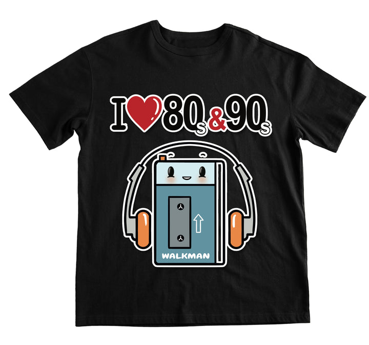 T-shirt Uomo I LOVE 80/90 WALKMAN ( WA8054362 ) - Gufetto Brand 