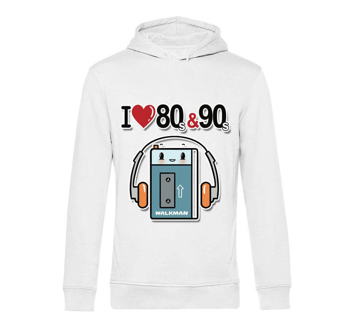 Felpa Uomo I LOVE 80/90 WALKMAN ( WA8054362 ) - Gufetto Brand 