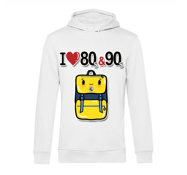 Felpa Uomo I LOVE 80/90 ZAINO ( ZA89056478 ) - Gufetto Brand 