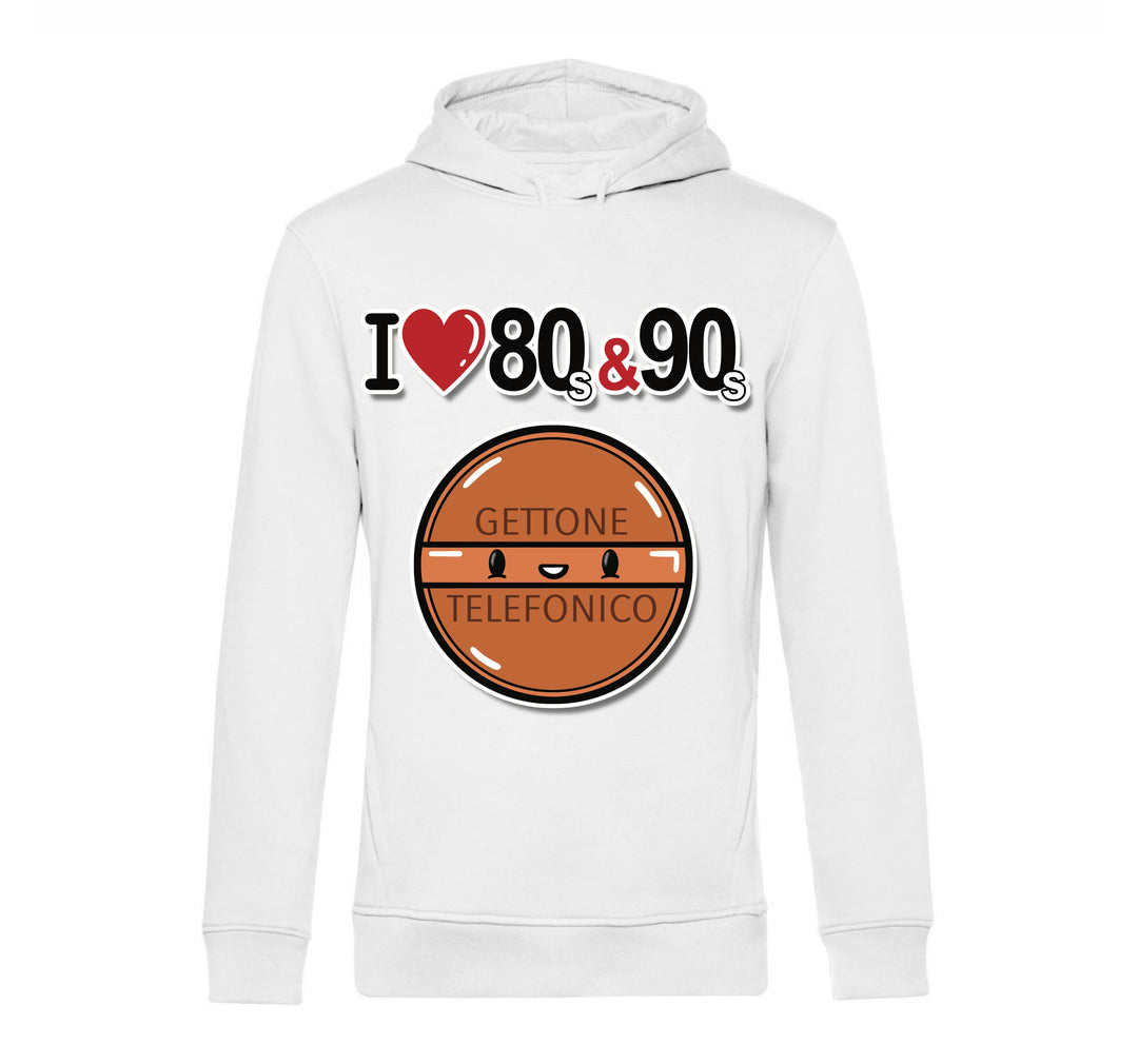 Felpa Uomo I LOVE 80/90 GETTONE ( G70009217 ) - Gufetto Brand 