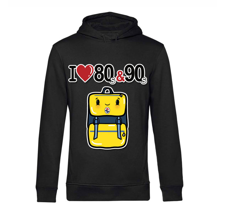 Felpa Uomo I LOVE 80/90 ZAINO ( ZA89056478 ) - Gufetto Brand 