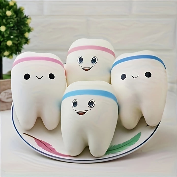 Simulation Expression Teeth PU Slow Rebound Toy