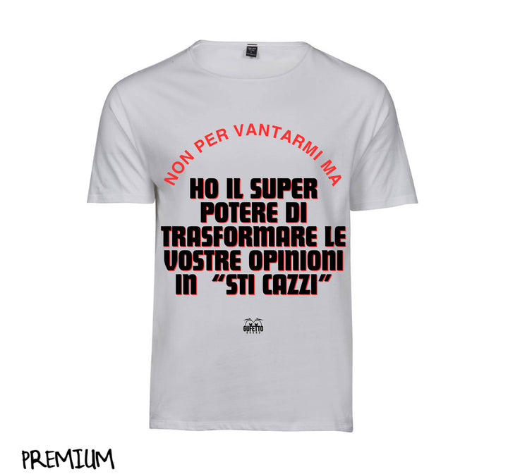 T-shirt Donna SUPERPOTERE ( SU1489324589 ) - Gufetto Brand 