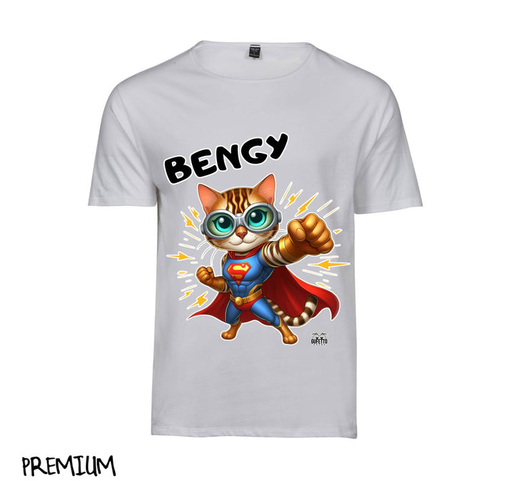 T-shirt Donna BENGY SUPER EROE BENGALA ( BE85236589 ) - Gufetto Brand 