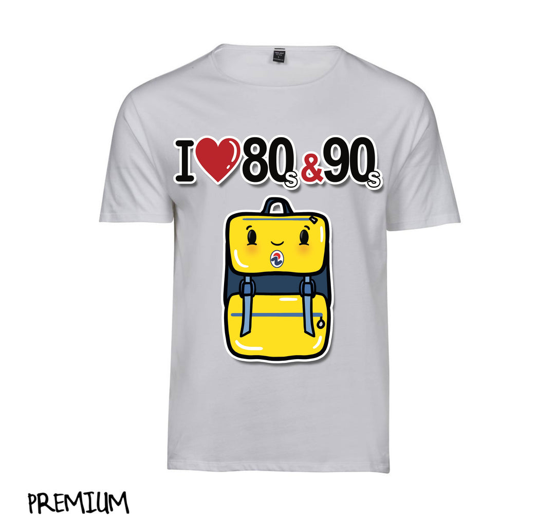 T-shirt Uomo I LOVE 80/90 ZAINO ( ZA89056478 ) - Gufetto Brand 